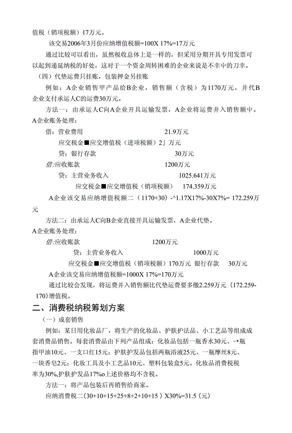 納稅籌劃課程(納稅實務(wù)400問納稅問題一本通)