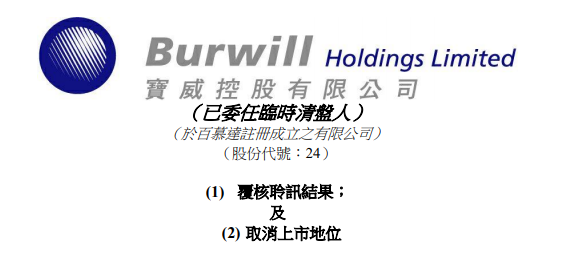 
寶威控股，被港交所取消上市地位，今年第22家「除牌」QSWH72322021年8月10日LEAVEACOMMENT
